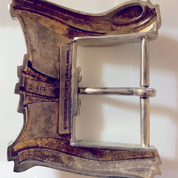 Kieselstein Cord Real Silver Belt  Buckle - Picture 2 of 5